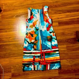 Vibrant Multicolor Sleeveless Dress